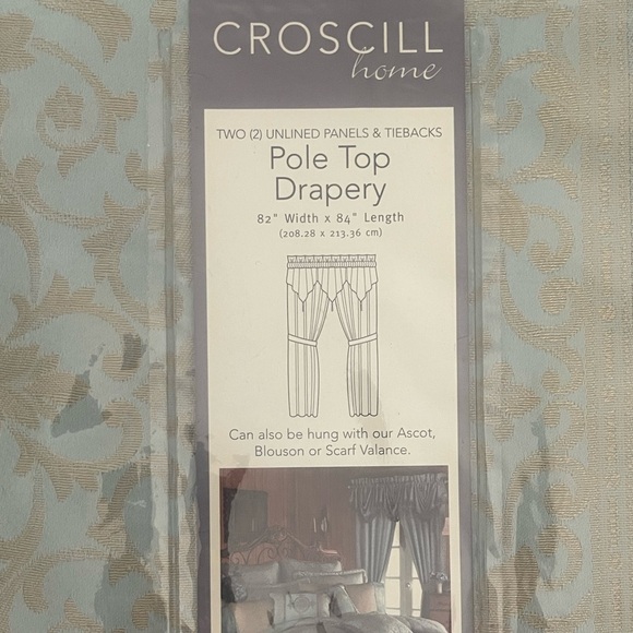 2 packs of pole top drapery - Picture 2 of 2